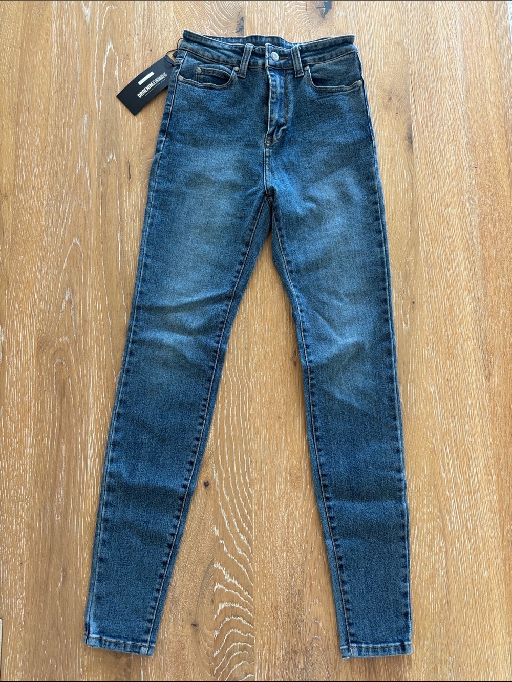 Dr. Denim Dark Blue High-Rise Skinny Jeans